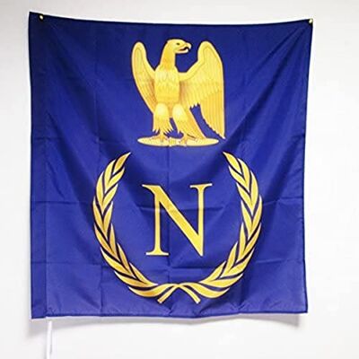 AZ Flag Napoleon Bonaparte 90x90cm Flagge - Französisches Kaiserreich 90cm x 90cm AZ Flag Napoleon Bonaparte 90x90cm Flagge - Französisches Kaiserreich 90cm x 90cm
