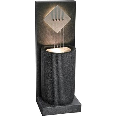 Dehner Gartenbrunnen Triton, Terassenbrunnen frostbeständig, Brunnen für Außen, mit LED Beleuchtung, ca. 96.5 x 36.5 x 33.5 cm, Polyethylen, schwarz Dehner Gartenbrunnen Triton, Terassenbrunnen frostbeständig, Brunnen für Außen, mit LED Beleuchtung, ca. 96.5 x 36.5 x 33.5 cm, Polyethylen, schwarz