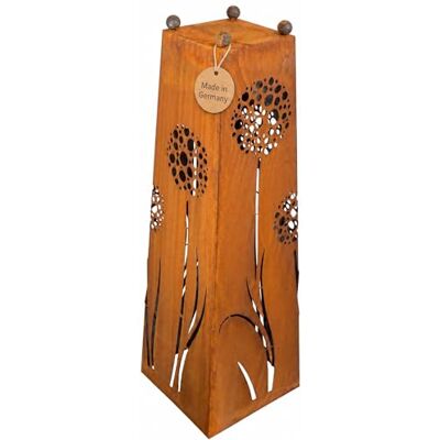 Rostikal Edelrost Säule 100 cm OHNE Schale – Cortenstahl Gartendeko Stele mit Pusteblumen-Motiv – Handgefertigte Dekosäule für Garten, Terrasse & Eingang, bepflanzbar & beleuchtbar Rostikal Edelrost Säule 100 cm OHNE Schale – Cortenstahl Gartendeko Stele mit Pusteblumen-Motiv – Handgefertigte Dekosäule für Garten, Terrasse & Eingang, bepflanzbar & beleuchtbar