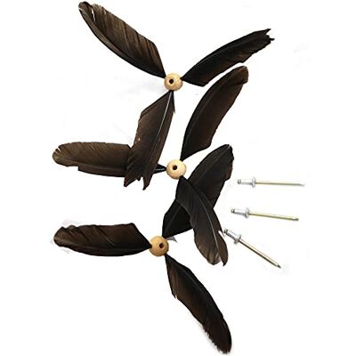 ART Ersatzpropeller Ersatzfedern mit 3 Stiften für Windspiel Möwe Vogel Schwein und viele mehr ART Ersatzpropeller Ersatzfedern mit 3 Stiften für Windspiel Möwe Vogel Schwein und viele mehr