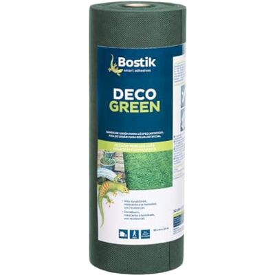 BOSTIK , Klebeband für die Installation von Kunstrasen, innen und außen, abnehmbare und diskrete Installation für den Wohnbereich, Grün, Rolle 30 m x 30 cm BOSTIK , Klebeband für die Installation von Kunstrasen, innen und außen, abnehmbare und diskrete Installation für den Wohnbereich, Grün, Rolle 30 m x 30 cm