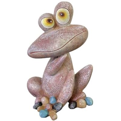 kwoifioy Frosch-Statuen, Kunstharz, Gartendekoration für Hof, Zuhause, Akzent für Arbeitszimmer, Nachttisch, niedliche Tierskulptur, Ersatz-Frosch, Gartenstatuen, Outdoor-Dekoration, Skulpturen kwoifioy Frosch-Statuen, Kunstharz, Gartendekoration für Hof, Zuhause, Akzent für Arbeitszimmer, Nachttisch, niedliche Tierskulptur, Ersatz-Frosch, Gartenstatuen, Outdoor-Dekoration, Skulpturen