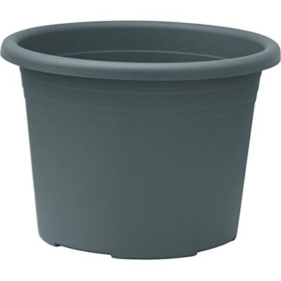 Geli Pflanzkübel, Cilindro 25 cm, anthrazit, 25 x 25 x 20 cm, 64102538 Geli Pflanzkübel, Cilindro 25 cm, anthrazit, 25 x 25 x 20 cm, 64102538