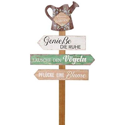 Posiwio Gartenschild Gartendeko Willkommen Garten Schild Spruchschild Wegweiser aus Holz Garten Relax Außendeko Posiwio Gartenschild Gartendeko Willkommen Garten Schild Spruchschild Wegweiser aus Holz Garten Relax Außendeko