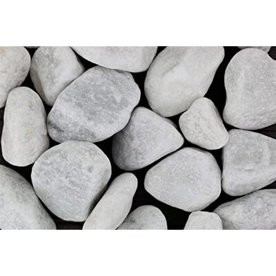 Gartenwelt Riegelsberger 1 kg Carrara Marmor Kies gewaschen Körnung 40-60 mm Marmorkies weiß schneeweisser Kieselsteine Zierkies Steine Deko Garten Gartenwelt Riegelsberger 1 kg Carrara Marmor Kies gewaschen Körnung 40-60 mm Marmorkies weiß schneeweisser Kieselsteine Zierkies Steine Deko Garten