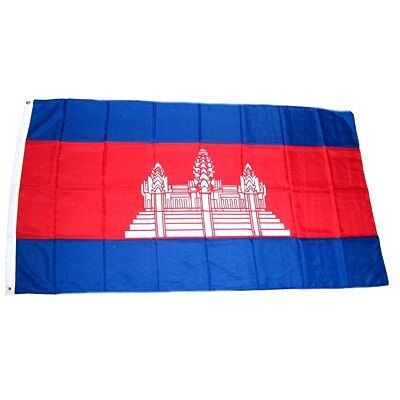 FahnenMax Fahne/Flagge Kambodscha 90 x 150 cm Flaggen FahnenMax Fahne/Flagge Kambodscha 90 x 150 cm Flaggen