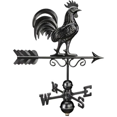 Good Directions Bantam Rooster Wetterfahne 1975K – Schwarz Good Directions Bantam Rooster Wetterfahne 1975K – Schwarz
