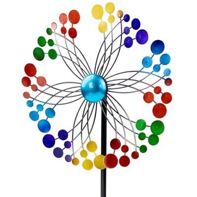 levandeo Windrad H116cm Gartenstecker Metall Bunt Windmühle Erdspieß Gartendeko Windspiel Garten Metallstecker Blumenstecker Regenbogen levandeo Windrad H116cm Gartenstecker Metall Bunt Windmühle Erdspieß Gartendeko Windspiel Garten Metallstecker Blumenstecker Regenbogen