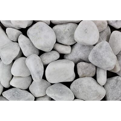 Gartenwelt Riegelsberger 5 kg Carrara Marmor Kies gewaschen Körnung 25-40 mm Marmorkies weiß schneeweisser Kieselsteine Zierkies Steine Deko Garten Gartenwelt Riegelsberger 5 kg Carrara Marmor Kies gewaschen Körnung 25-40 mm Marmorkies weiß schneeweisser Kieselsteine Zierkies Steine Deko Garten