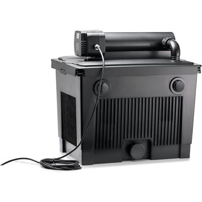 Pontec 93274 MultiClear Set 20000 Teichfilter Set für Außen mit Mehrkammerfilter, UVC-Klärer (18 W), Schwarz – Klares Wasser für Teiche bis 20.000 l Pontec 93274 MultiClear Set 20000 Teichfilter Set für Außen mit Mehrkammerfilter, UVC-Klärer (18 W), Schwarz – Klares Wasser für Teiche bis 20.000 l