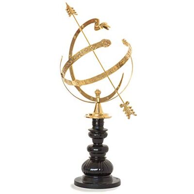 Antikas Astrologische Sonnenuhr, Parkdeko, Landhaus Gartenuhr aus Messing, Schattenuhr Antikas Astrologische Sonnenuhr, Parkdeko, Landhaus Gartenuhr aus Messing, Schattenuhr