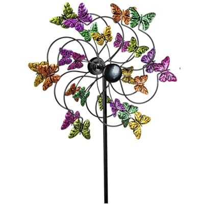 formano Buntes Windrad für den Garten Modell Schmetterling Windspiel Windmühle 124 cm formano Buntes Windrad für den Garten Modell Schmetterling Windspiel Windmühle 124 cm