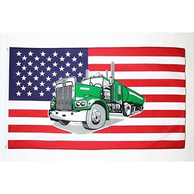 Az Flag USA-Flagge mit LKW 150x90cm - Amerikanische Flagge - USA 90x150cm Az Flag USA-Flagge mit LKW 150x90cm - Amerikanische Flagge - USA 90x150cm