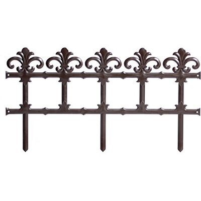 Prosperplast GARDEN ART Gartenzaun, Abmessungen (mm) 3720x5x340, Farbe Braun Prosperplast GARDEN ART Gartenzaun, Abmessungen (mm) 3720x5x340, Farbe Braun
