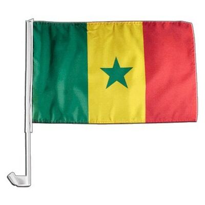Digni Flaggenfritze® Senegal Autofahne 30 x 43 cm – Autoflagge für Autokorso, Public Viewing, Sportevents und Deko Digni Flaggenfritze® Senegal Autofahne 30 x 43 cm – Autoflagge für Autokorso, Public Viewing, Sportevents und Deko