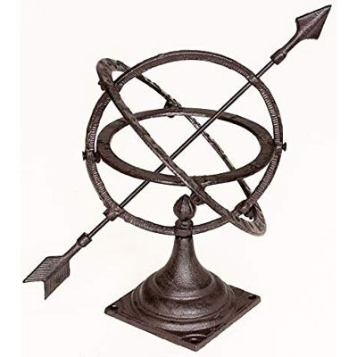 Antikas kleine Sonnenuhr für Garten & Terasse Höhe: 30 cm Breite: 24 cm dekorative Schattenuhr für Gartenliebhaber Antikas kleine Sonnenuhr für Garten & Terasse Höhe: 30 cm Breite: 24 cm dekorative Schattenuhr für Gartenliebhaber