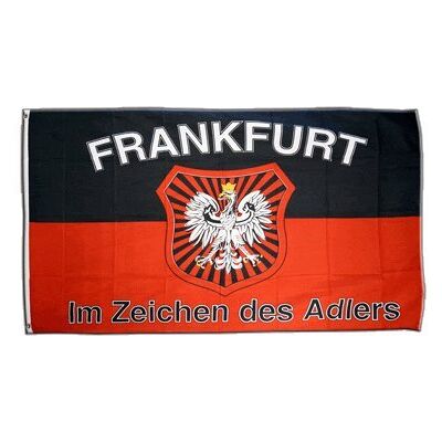 Digni Flagge Fanflagge Frankfurt Im Zeichen des Adlers 90 x 150 cm Digni Flagge Fanflagge Frankfurt Im Zeichen des Adlers 90 x 150 cm