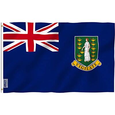 Anley Fly Breeze 3x5 Fuß Flagge der Britischen Jungferninseln Lebendige Farbe und UV-Beständigkeit Leinwandkopf und doppelt genäht Virgin Islander Flags Polyester mit Messingösen 3 X 5 Ft Anley Fly Breeze 3x5 Fuß Flagge der Britischen Jungferninseln Lebendige Farbe und UV-Beständigkeit Leinwandkopf und doppelt genäht Virgin Islander Flags Polyester mit Messingösen 3 X 5 Ft