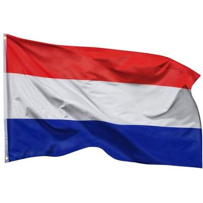 Aricona Holland Flagge 90x150cm wetterbeständige Niederlande Fahne mit Messingösen, 100% Polyester, robuste Doppelnaht & in lebendigen Farben ideal für Flaggen-Liebhaber Aricona Holland Flagge 90x150cm wetterbeständige Niederlande Fahne mit Messingösen, 100% Polyester, robuste Doppelnaht & in lebendigen Farben ideal für Flaggen-Liebhaber