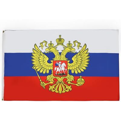 AZ FLAG - Russlandadler 150x90 - Polyester - Doppelt genähte Kanten - Flagge AZ FLAG - Russlandadler 150x90 - Polyester - Doppelt genähte Kanten - Flagge