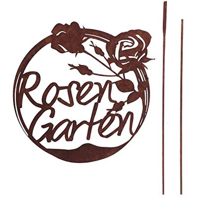 UNUS Garden Gartenschild Kräutergarten, Gartenstecker aus Edelrost Gartendeko Rostoptik, Rost Deko für Garten UNUS Garden Gartenschild Kräutergarten, Gartenstecker aus Edelrost Gartendeko Rostoptik, Rost Deko für Garten