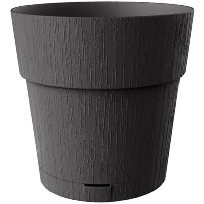 Kreher Ethica Pflanzkübel Ø 40 x H 40 cm mit Wasserspeicher, Anthrazit, 1 Stück Kreher Ethica Pflanzkübel Ø 40 x H 40 cm mit Wasserspeicher, Anthrazit, 1 Stück