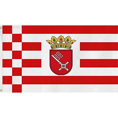 normani TOP QUALITÄT !! Fahne Flagge, Grösse: ca. 90x150 cm, Ordentliche Stoffqualität Stoffgewicht ca. 110 gr/m2 Farbe Bremen normani TOP QUALITÄT !! Fahne Flagge, Grösse: ca. 90x150 cm, Ordentliche Stoffqualität Stoffgewicht ca. 110 gr/m2 Farbe Bremen