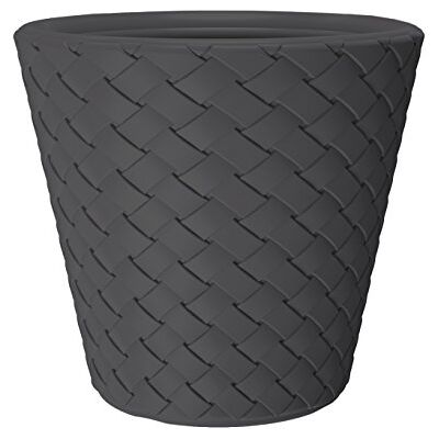 Kreher XXL Pflanzkübel mit 60 cm Durchmesser und 59 cm Höhe! Aus Kunststoff in Anthrazit in moderner Flecht-Optik. Als XXL Topf für Bäumchen, Gräser oder als Mini-Teich für Garten und Terrasse! Kreher XXL Pflanzkübel mit 60 cm Durchmesser und 59 cm Höhe! Aus Kunststoff in Anthrazit in moderner Flecht-Optik. Als XXL Topf für Bäumchen, Gräser oder als Mini-Teich für Garten und Terrasse!