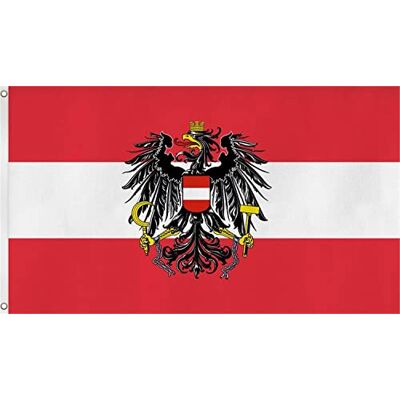 normani XXL Deutschlandfahne Flagge 300 x 500 cm mit Messingösen Farbe Österreich normani XXL Deutschlandfahne Flagge 300 x 500 cm mit Messingösen Farbe Österreich