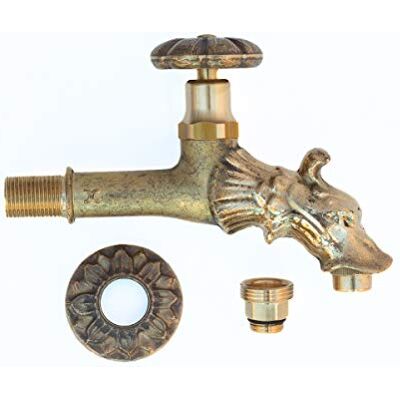 Antikas Wasserhahn Wasserspeier aus Messing für Brunnen Drachenkopf Design Antikas Wasserhahn Wasserspeier aus Messing für Brunnen Drachenkopf Design