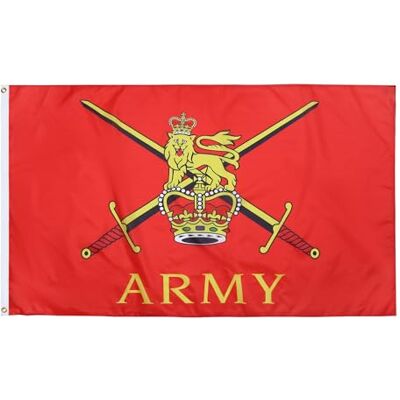 AZ FLAG Flagge Britisches Heer 150x90 cm British Army Fahne 100% Polyester mit Messing-Ösen 110g AZ FLAG Flagge Britisches Heer 150x90 cm British Army Fahne 100% Polyester mit Messing-Ösen 110g