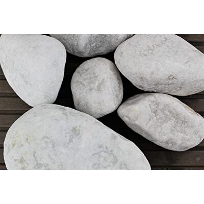 Gartenwelt Riegelsberger 25 kg Carrara Marmor Kies ungewaschen Körnung 60-100 mm Marmorkies weiß schneeweisser Kieselsteine Zierkies Steine Deko Garten Gartenwelt Riegelsberger 25 kg Carrara Marmor Kies ungewaschen Körnung 60-100 mm Marmorkies weiß schneeweisser Kieselsteine Zierkies Steine Deko Garten