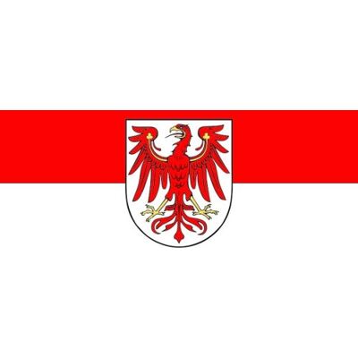 Unbekannt Qualitäts Fahne Flagge Brandenburg 90 x 150 cm mit verstärktem Hissband Unbekannt Qualitäts Fahne Flagge Brandenburg 90 x 150 cm mit verstärktem Hissband