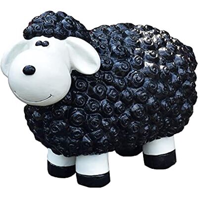 Geschenkestadl Dekofigur schwarzes Schaf bunte Schafe Tier Figuren für Haus und Garten Geschenkestadl Dekofigur schwarzes Schaf bunte Schafe Tier Figuren für Haus und Garten