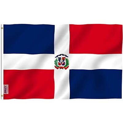 Anley Fly Breeze 3x5 Fuß Dominica Flagge Lebendige Farbe und UV-beständig Canvas Header und doppelt genäht Dominikanische Nationalflaggen Polyester mit Messingösen 3 X 5 Ft Anley Fly Breeze 3x5 Fuß Dominica Flagge Lebendige Farbe und UV-beständig Canvas Header und doppelt genäht Dominikanische Nationalflaggen Polyester mit Messingösen 3 X 5 Ft
