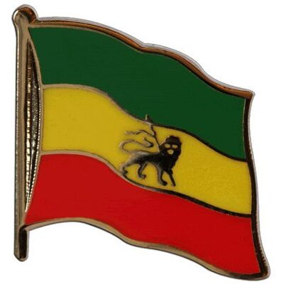 Digni Flaggenfritze Flaggen-Pin/Anstecker Äthiopien alt vergoldet Digni Flaggenfritze Flaggen-Pin/Anstecker Äthiopien alt vergoldet