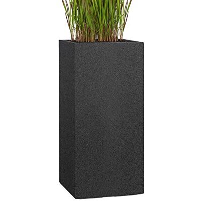 Pflanzwerk ® Pflanzkübel Tower Granit Anthrazit 60x28x28cm *Frostbeständiger Blumenkübel* *UV-Schutz* *Qualitätsware* Pflanzwerk ® Pflanzkübel Tower Granit Anthrazit 60x28x28cm *Frostbeständiger Blumenkübel* *UV-Schutz* *Qualitätsware*