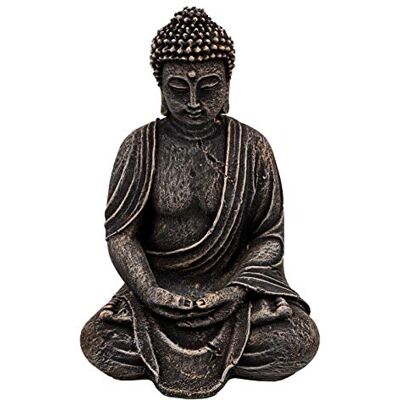 gartendekoparadies.de Massive Steinfigur Buddha Statue aus Steinguss frostfest (Mehrfarbig) gartendekoparadies.de Massive Steinfigur Buddha Statue aus Steinguss frostfest (Mehrfarbig)