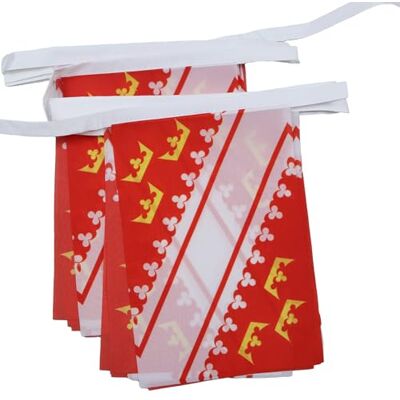 AZ FLAG Wimpelkette Elsass 12 m 20 Flaggen Leichtes Polyester 45x30 cm Für innen und außen Alsace Flaggenkette Flaggen auf verstärktem Band vernäht AZ FLAG Wimpelkette Elsass 12 m 20 Flaggen Leichtes Polyester 45x30 cm Für innen und außen Alsace Flaggenkette Flaggen auf verstärktem Band vernäht