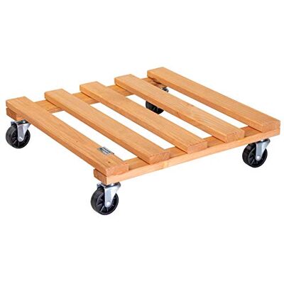 Pflanzen-Kölle Multi Roller - Tragkraft 120 kg - Hellbraun - 10x38x38 cm - Pflanzenwagen Pflanzen-Kölle Multi Roller - Tragkraft 120 kg - Hellbraun - 10x38x38 cm - Pflanzenwagen