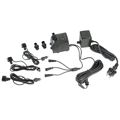 Arnusa Springbrunnenpumpe mit 3X LED Beleuchtung Tauchpumpe Teichpumpe Springbrunnen Pumpe (1500 L/H, Warm-Weiß) Arnusa Springbrunnenpumpe mit 3X LED Beleuchtung Tauchpumpe Teichpumpe Springbrunnen Pumpe (1500 L/H, Warm-Weiß)