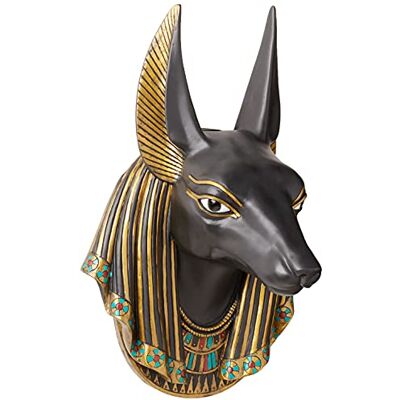 Design Toscano Gott Anubis, der Schakal, Wandfigur Design Toscano Gott Anubis, der Schakal, Wandfigur