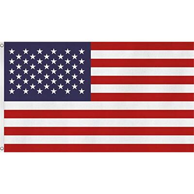 normani XXL Flagge Fahne, genäht in 150 x 250 oder 300 x 500 cm Farbe USA Größe 150x250 normani XXL Flagge Fahne, genäht in 150 x 250 oder 300 x 500 cm Farbe USA Größe 150x250