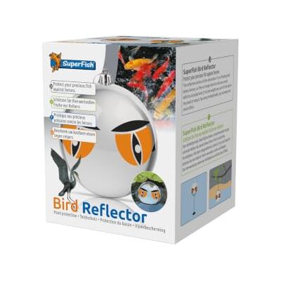 Superfish Reiherschreck Refektor-schwimmende Kugel,Reiherstop,Reiherabwehr schützt Ihre Teich-Fische Superfish Reiherschreck Refektor-schwimmende Kugel,Reiherstop,Reiherabwehr schützt Ihre Teich-Fische