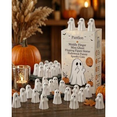 Generic Ghost Flippen Mini-Figuren mit Stinkefinger Geist mit Stinkefinger 10/30/50-tlg. Halloween-Minigeister Deko-Figuren Geschenk Ghost Flipping Middle Finger Mini Figures Generic Ghost Flippen Mini-Figuren mit Stinkefinger Geist mit Stinkefinger 10/30/50-tlg. Halloween-Minigeister Deko-Figuren Geschenk Ghost Flipping Middle Finger Mini Figures