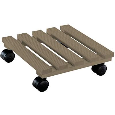 WAGNER Pflanzenroller Country 29 x 29 x 8 cm I Blumenroller für den Innenbereich I Rutschsicheres Rollbrett I Kübelroller aus FSC® Massivholz, Taupe I Tragkraft 100 kg I Made in EU 20019601 WAGNER Pflanzenroller Country 29 x 29 x 8 cm I Blumenroller für den Innenbereich I Rutschsicheres Rollbrett I Kübelroller aus FSC® Massivholz, Taupe I Tragkraft 100 kg I Made in EU 20019601