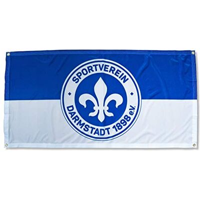 FBS Sportverein SV Darmstadt 98 Fahne Zaunfahne Flagge mit Ösen 140x70cm Original Lizenzprodukt FBS Sportverein SV Darmstadt 98 Fahne Zaunfahne Flagge mit Ösen 140x70cm Original Lizenzprodukt