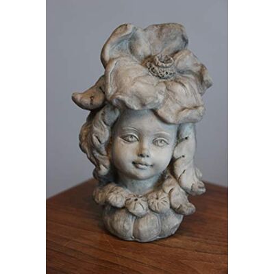 Unbekannt Blumenkind Mohn, Figur zum Aufstecken auf Stab, aus Resin, H 12 cm Unbekannt Blumenkind Mohn, Figur zum Aufstecken auf Stab, aus Resin, H 12 cm