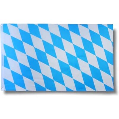 Sonia Originelli Bayern Länderflagge 90 x 150 cm Fanartikel in der bayerischen Nationalflagge für WM, EM und Public Viewing Sonia Originelli Bayern Länderflagge 90 x 150 cm Fanartikel in der bayerischen Nationalflagge für WM, EM und Public Viewing
