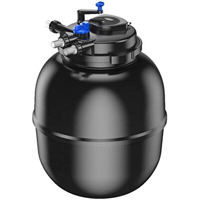 AquaOne Druckteichfilter CPF-75000 I Teichfilter für Teiche bis 100.000 Liter I Bio Teich Filter inkl.55 Watt UVC Klärer mit Kurbelreinigung I schwebealgenfreies klares Wasser AquaOne Druckteichfilter CPF-75000 I Teichfilter für Teiche bis 100.000 Liter I Bio Teich Filter inkl.55 Watt UVC Klärer mit Kurbelreinigung I schwebealgenfreies klares Wasser
